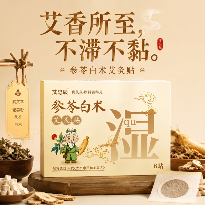 保持图二的所有内容和排版不变，将背景色调修改为参考图一的浅米色暖调简约背景，保留所有文字和产品内容不变，最终尺寸调整为800*800预览效果