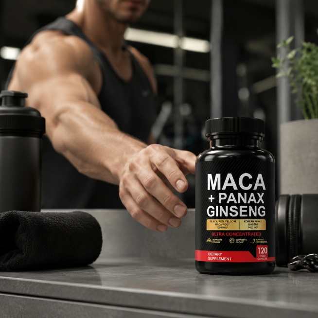 「图片1」，生成一套主图（16张），商品名称Male Enlargement Natural Peruvian Maca Capsules Men Special Formula Herbal Ext预览效果
