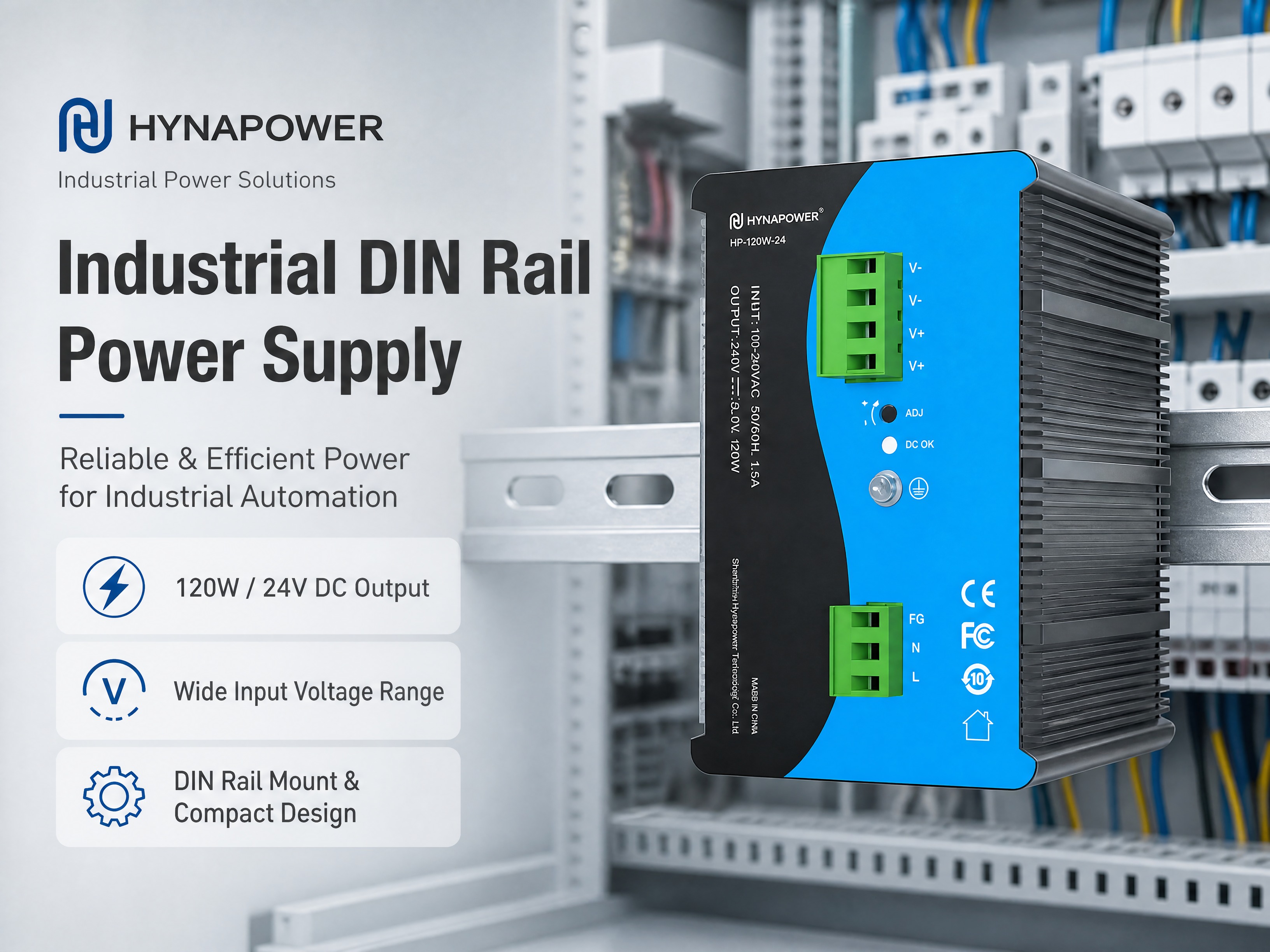 [商品] 使用【图1】HYNAPOWER 工业 DIN 导轨式… - 图片创意预览