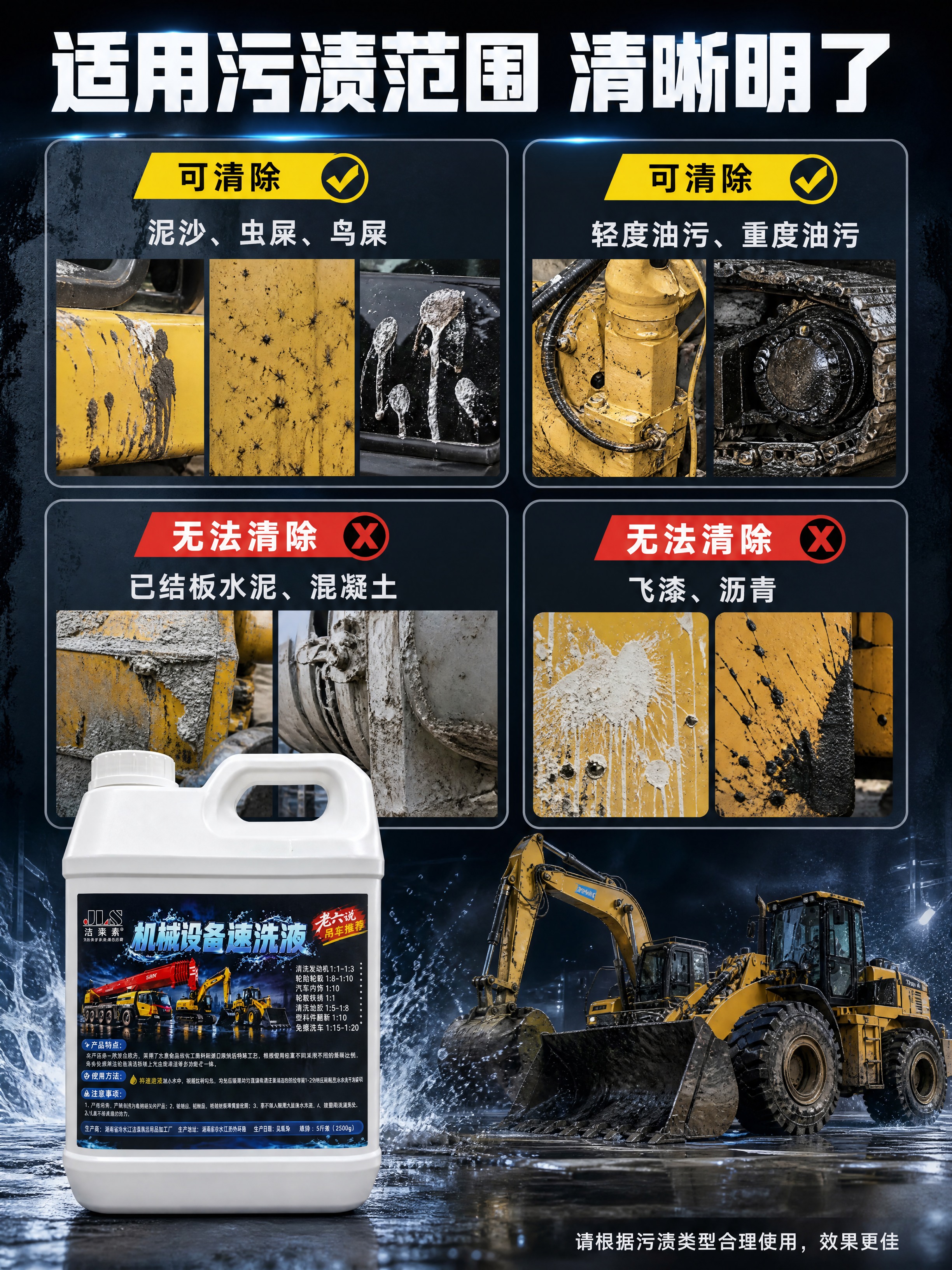 [商品] 使用【图2】5斤装白色方桶机械设备速洗液；保留桶身形… - 图片创意预览