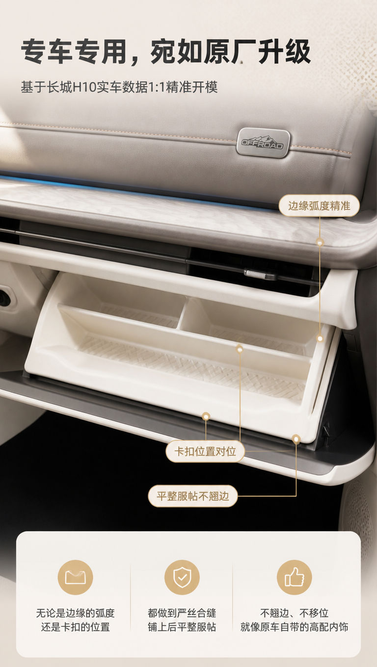 [商品] 使用【图5】【图6】手套箱硅胶垫安装与产品图；保留米… - 图片创意预览
