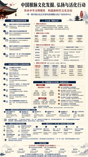 基于原图，修复模糊的文字，将所有扭曲变形的字体统一修改为标准的微软雅黑字体，提升图片整体清晰度，保留原图全部内容和排版布局，保留国风水墨中式建筑背景，画面保持清晰干净预览效果