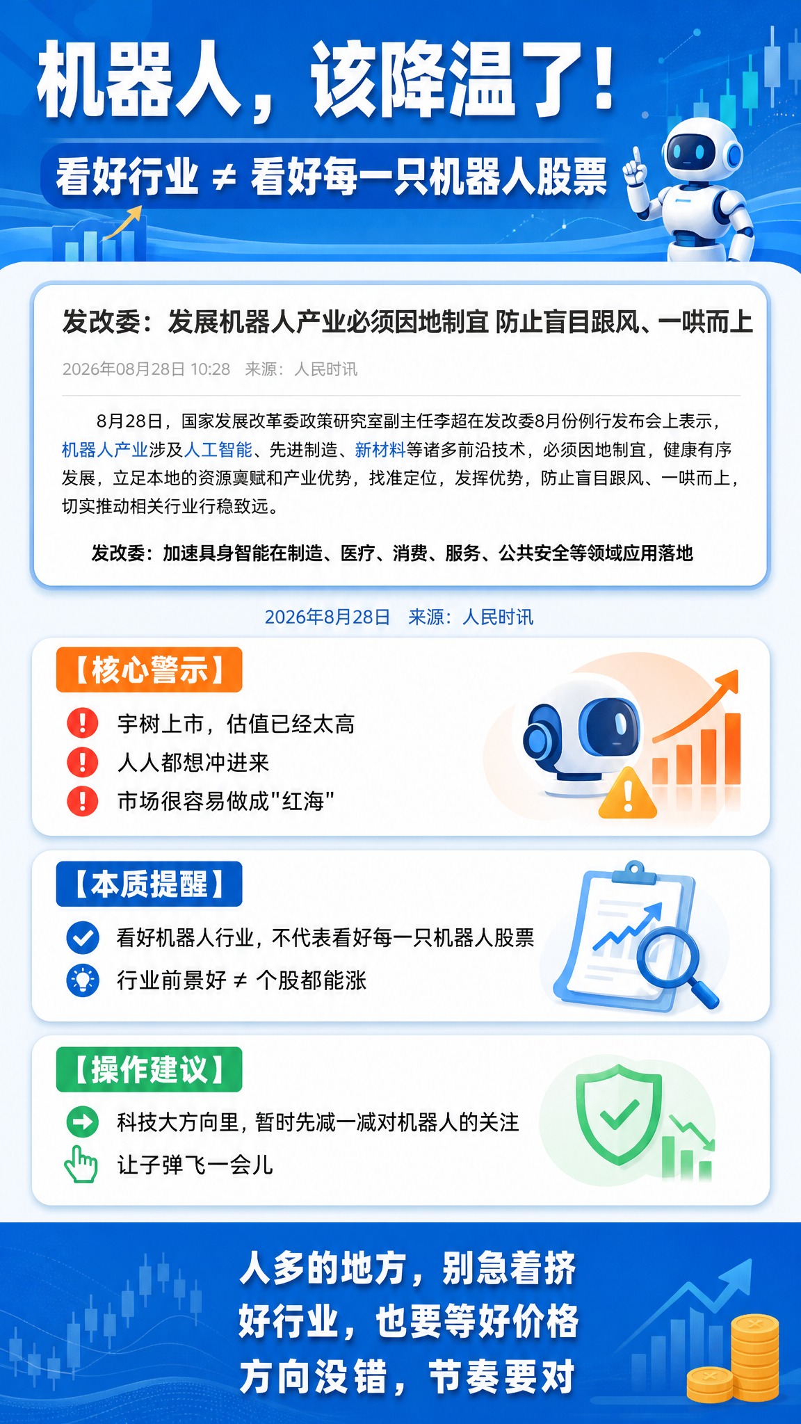 竖版9:16财经科普海报，参考图2的版式骨架和蓝白配色体系（顶… - 图片创意预览