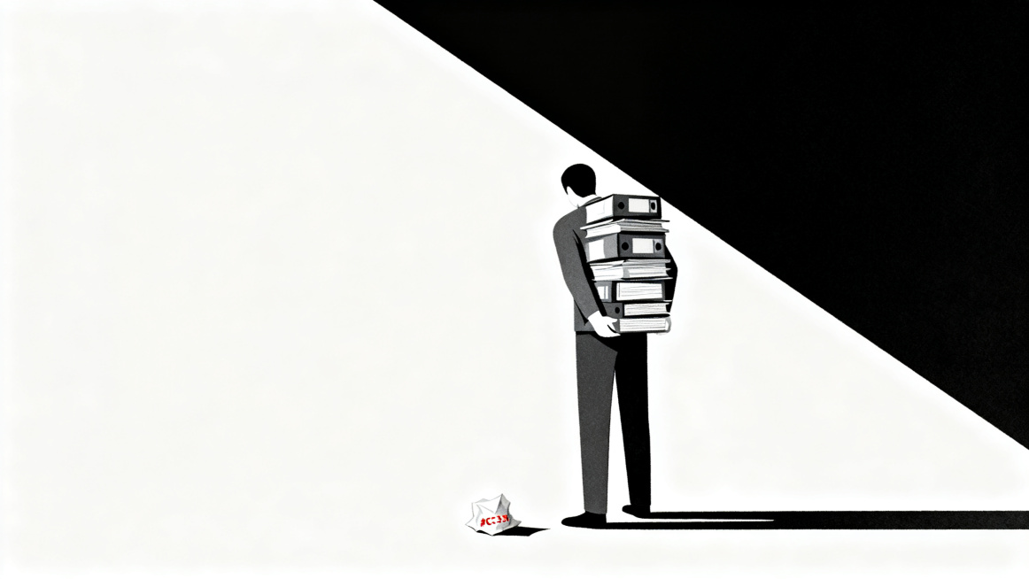 16:9 aspect ratio, minimalist flat illustration, diagonal composition with strong visual guiding lin预览效果