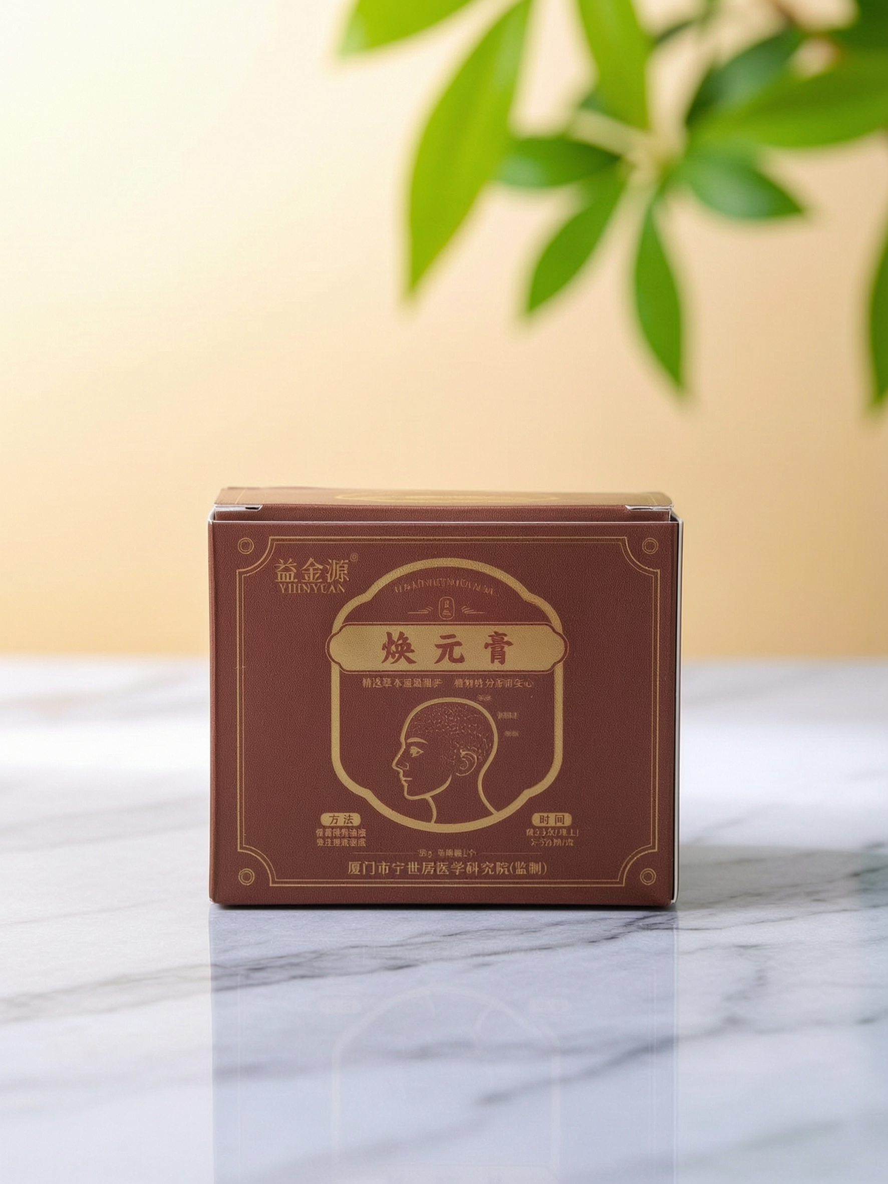 精修产品，保留包装盒原样和所有文字细节，将背景替换为现代简约轻… - 图片创意预览
