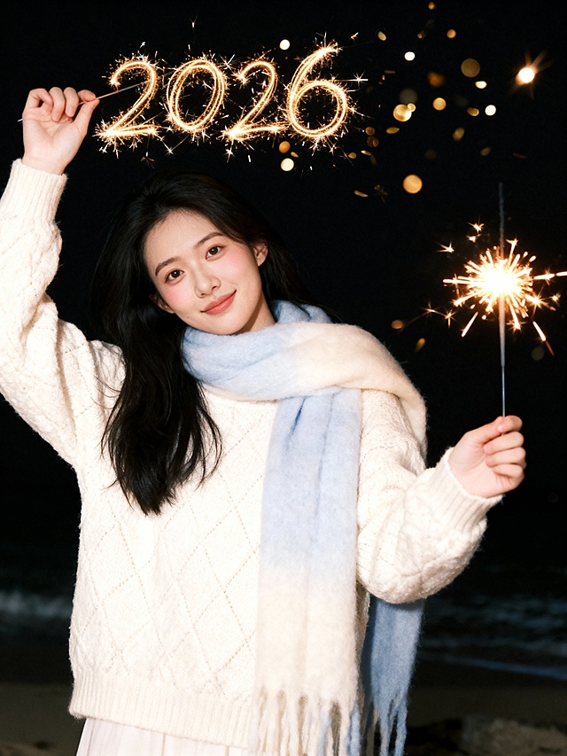 跨年2026光轨创意照