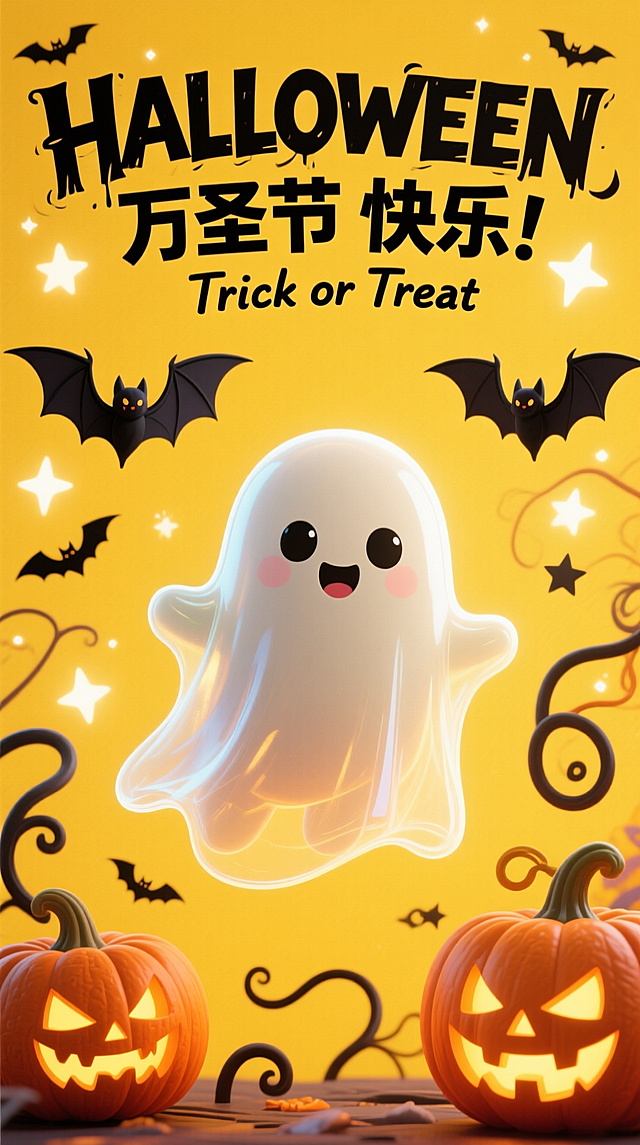 搞怪万圣节海报