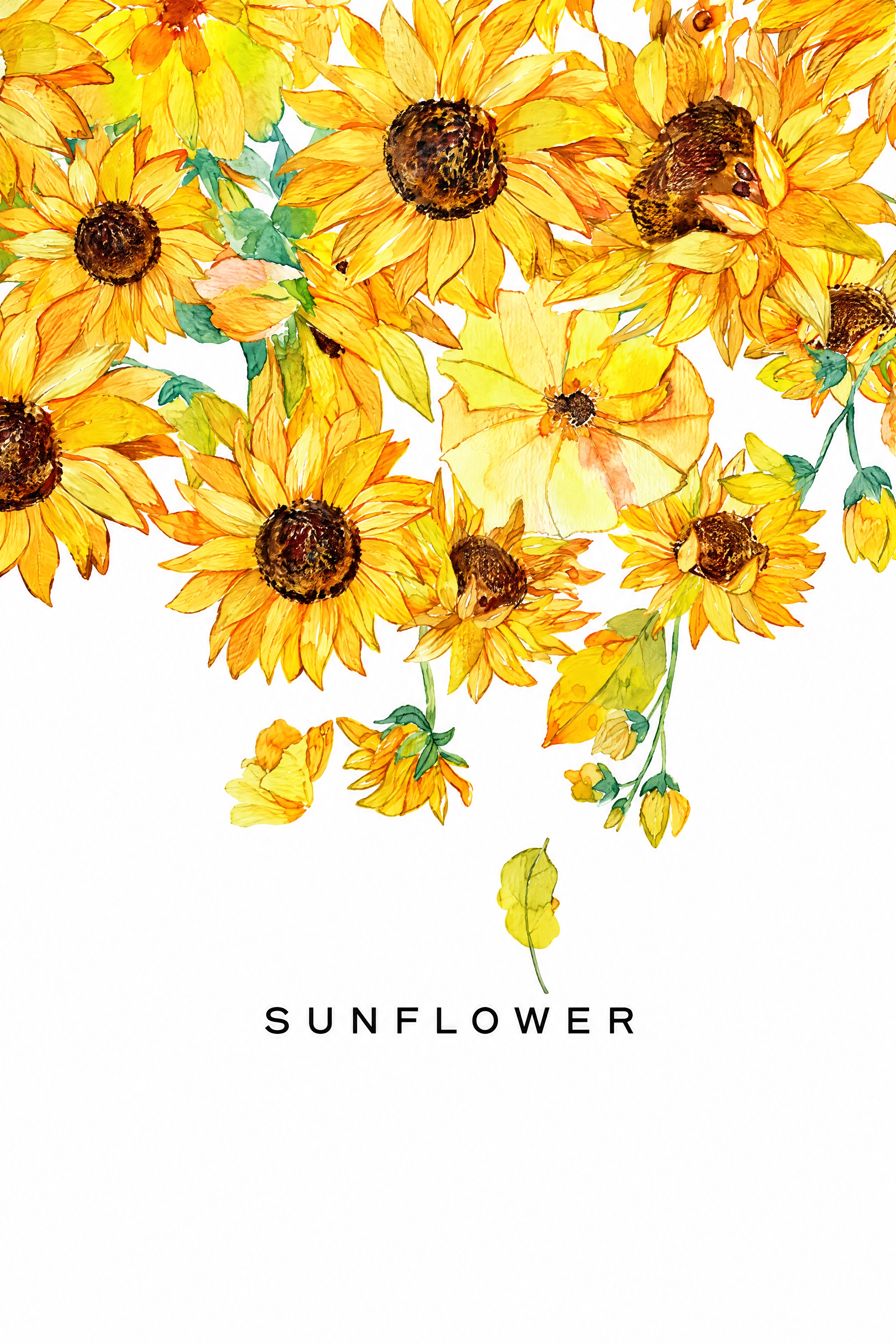 提取图中的门帘图案，保持原图向日葵和SUNFLOWER文字图案… - 图片创意预览