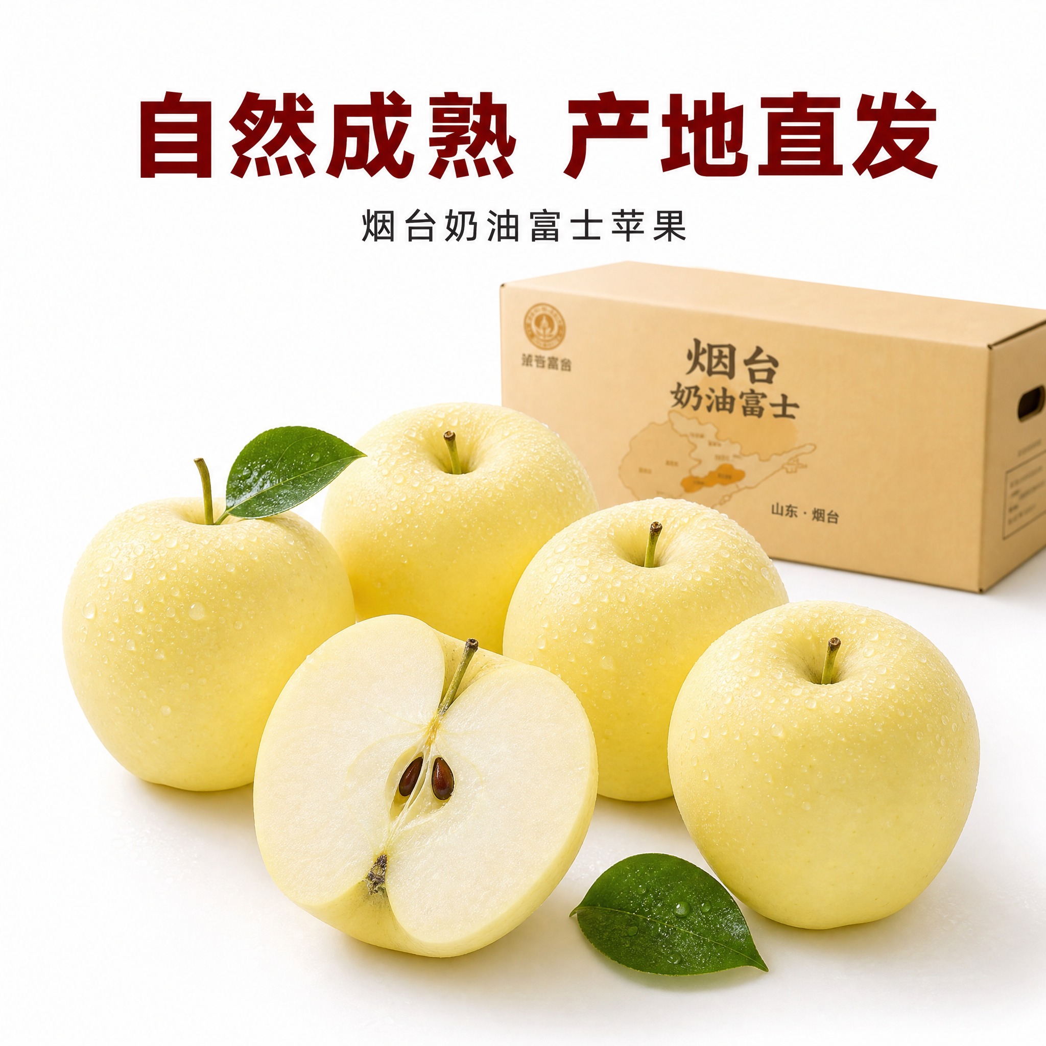 [主图-6] 自然成熟 产地直发。京东电商主图，800×800… - 图片创意预览