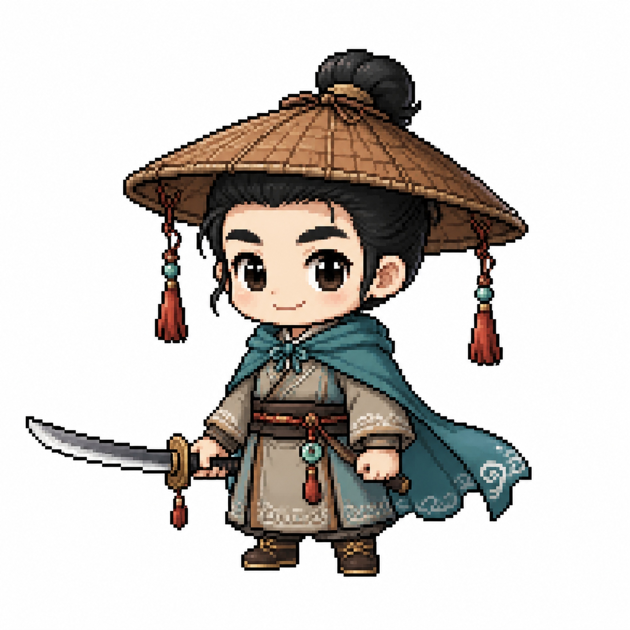 冒险岛 MapleStory 像素风格，全身 Q 版少年，1… - 图片创意预览