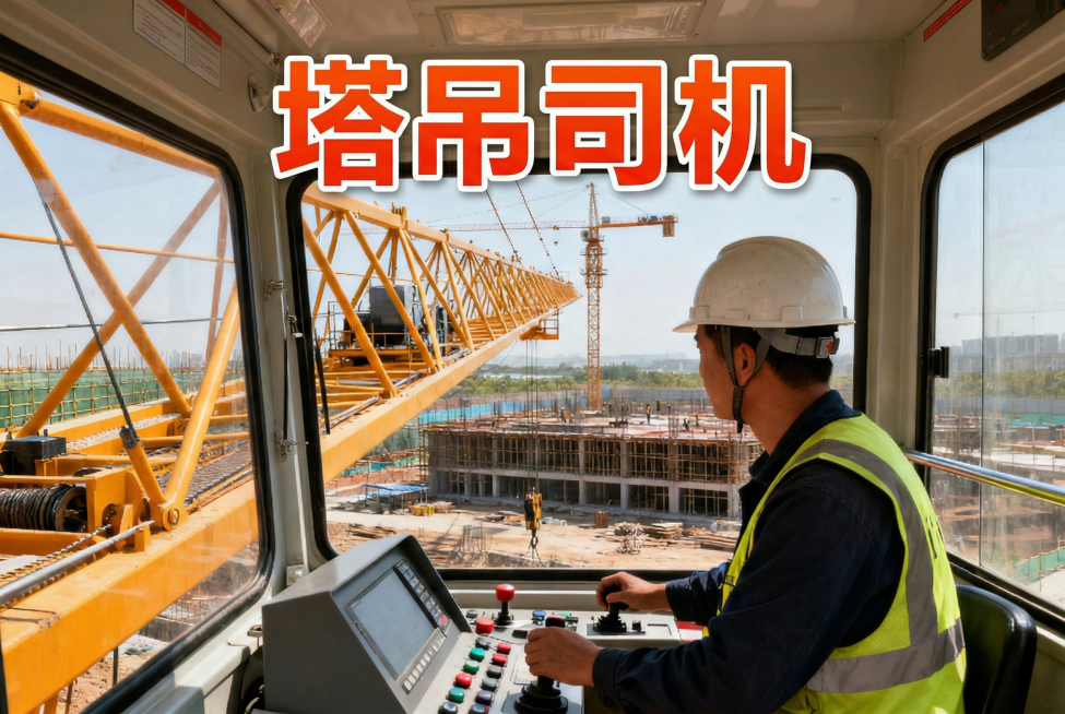 去除图片中的“培训”文字，仅保留“塔吊司机”预览效果
