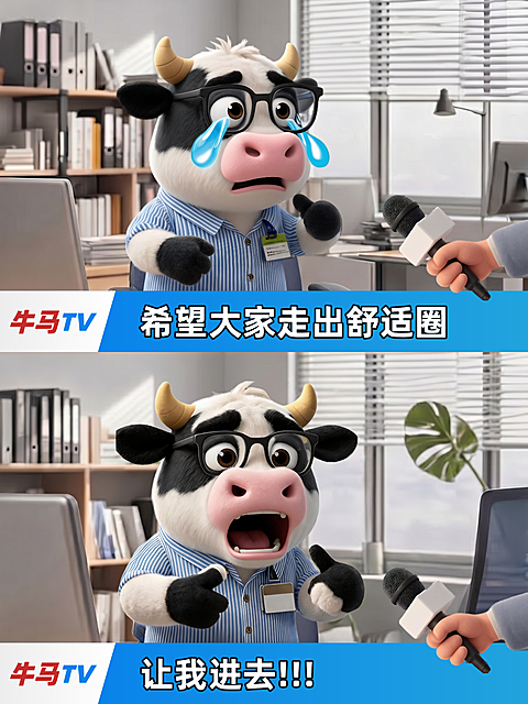 企业吸睛表情包对比梗图搞怪趣味小红书封面aigc