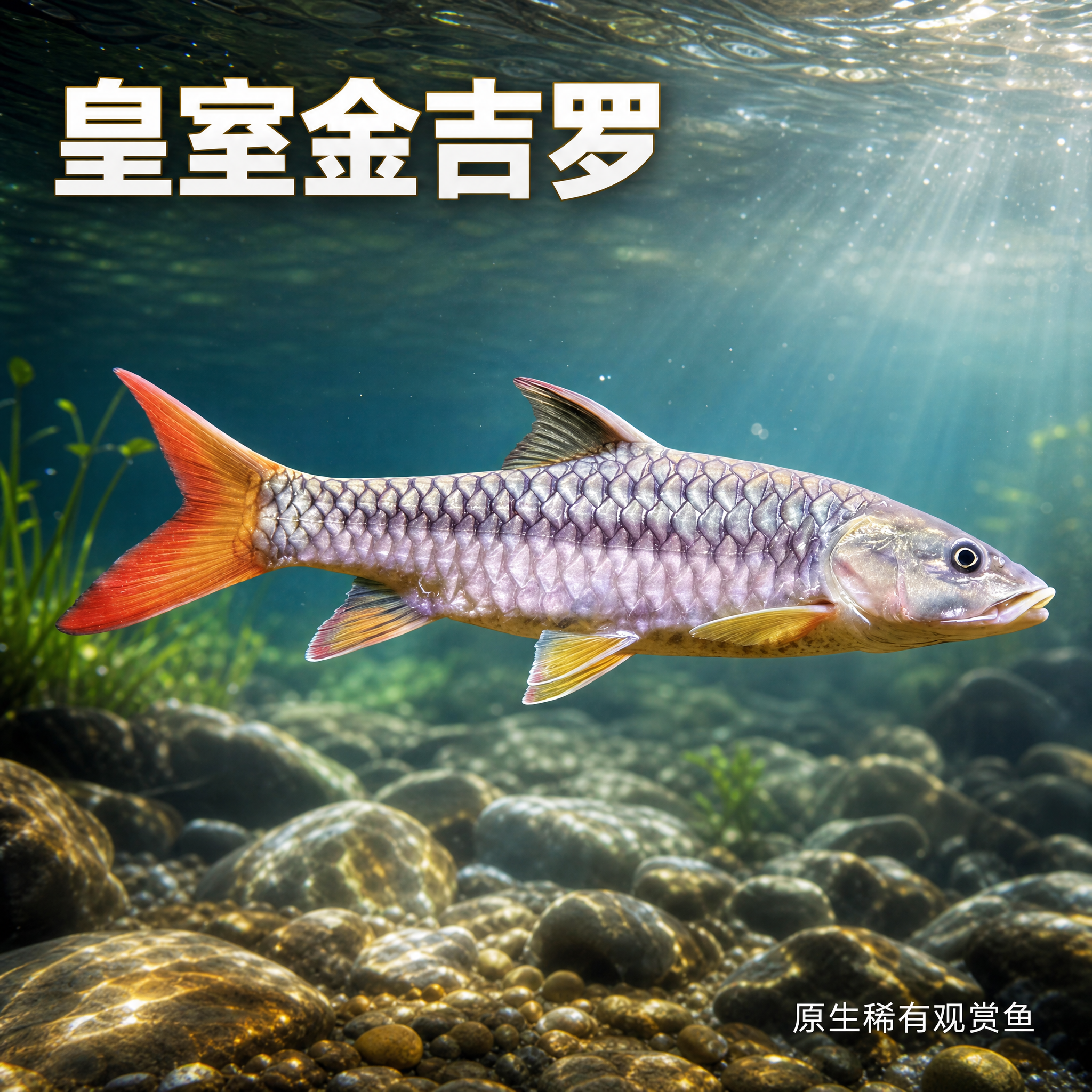 [单张主图] 皇室金吉罗观赏鱼拼多多主图，原生自然高级氛围感路… - 图片创意预览