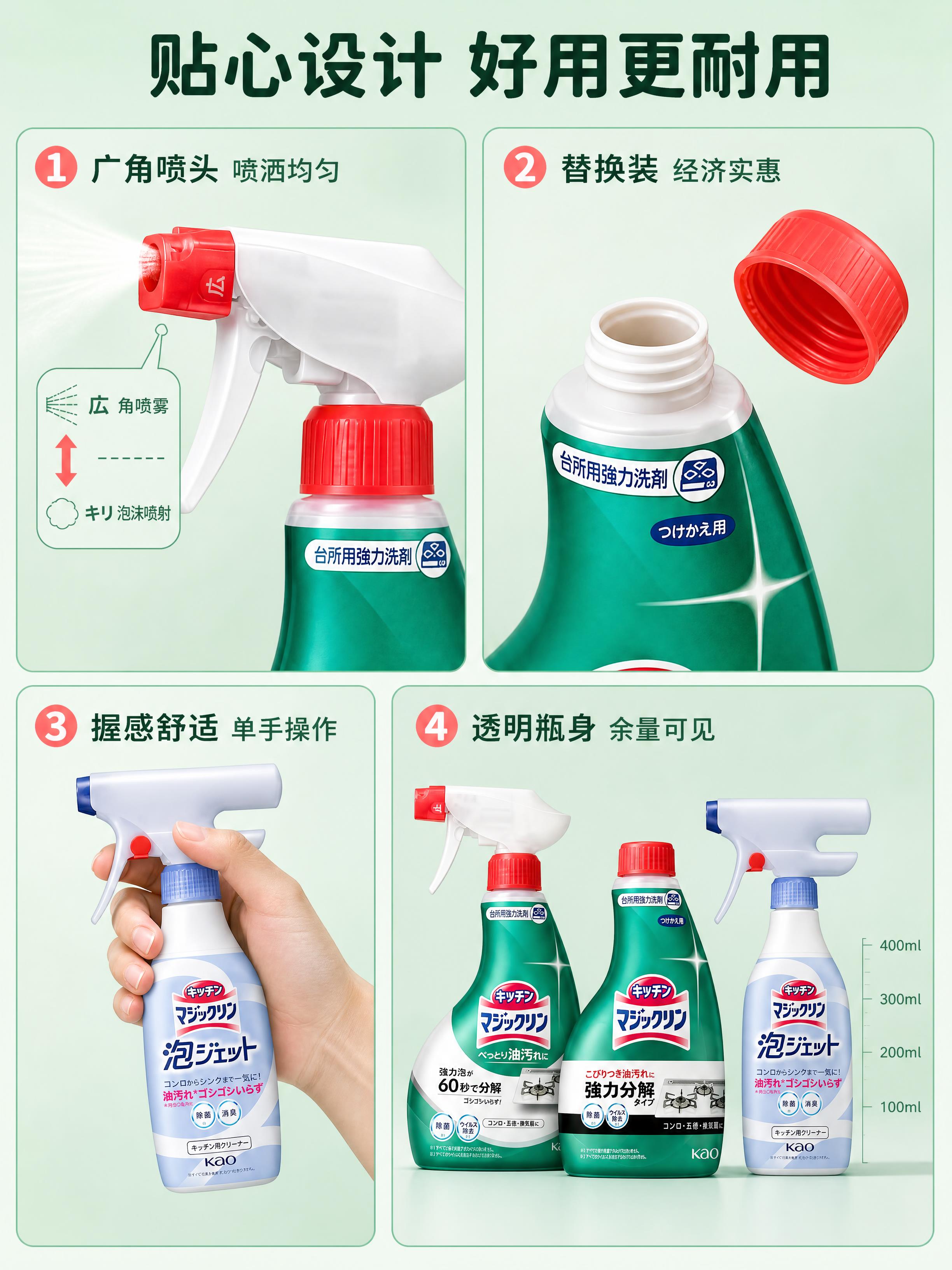 [商品] 使用【图1】绿色瓶身红色喷头主力装、【图2】绿色瓶身… - 图片创意预览