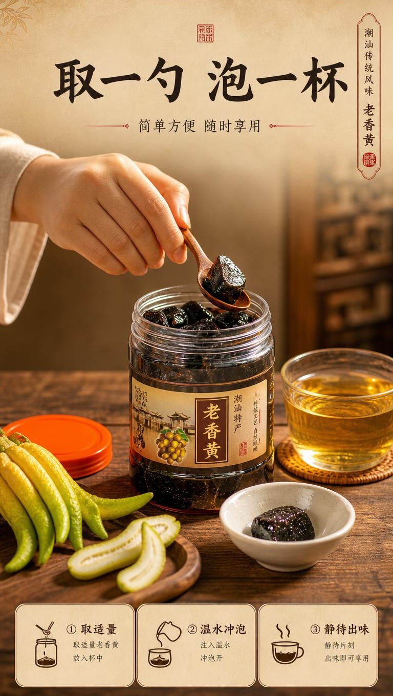 [商品] 使用【图1】佛手瓜作为产品关联，同时呈现玻璃罐装老香… - 图片创意预览