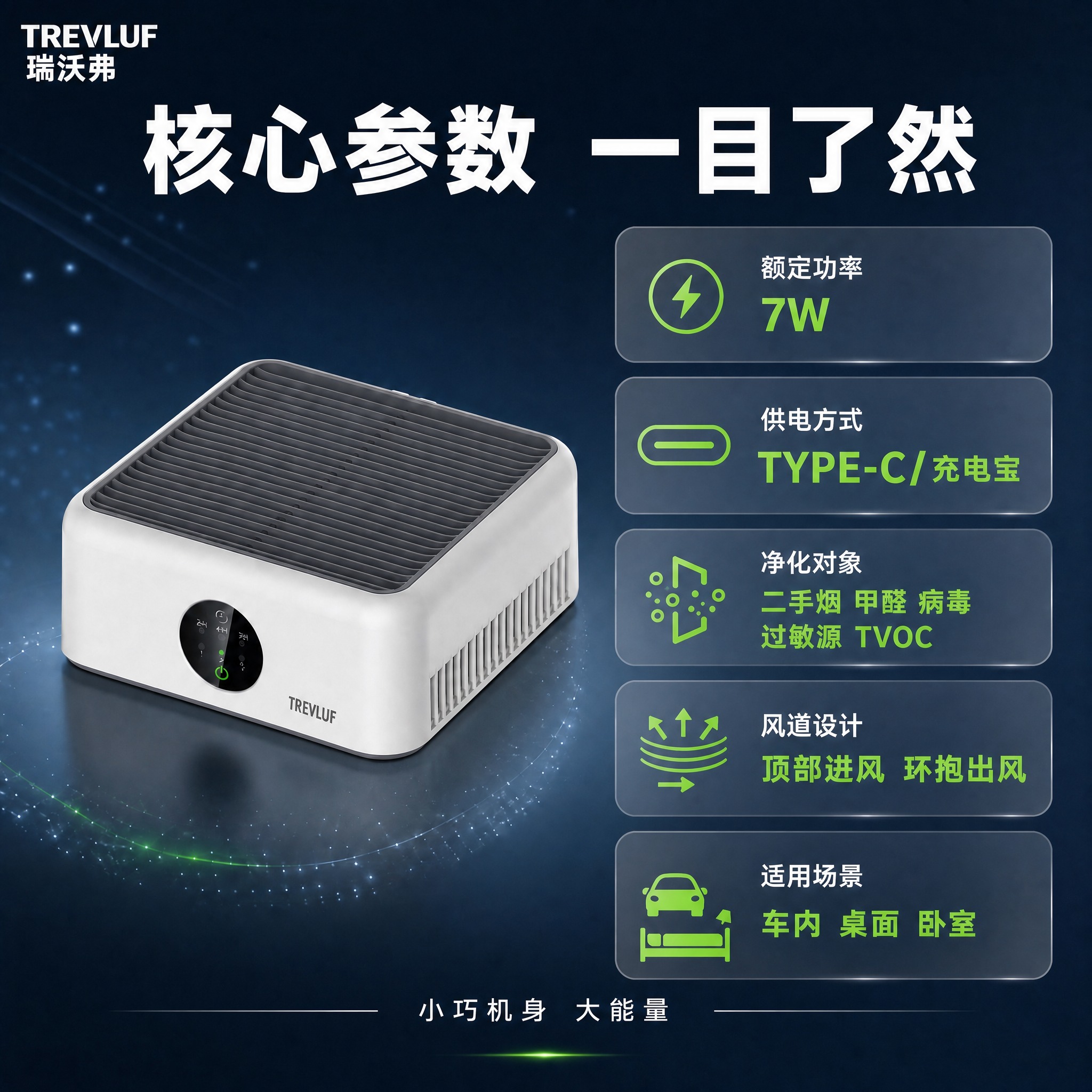 在这张图的左上角添加品牌Logo：上方英文"TREVLUF"，… - 图片创意预览