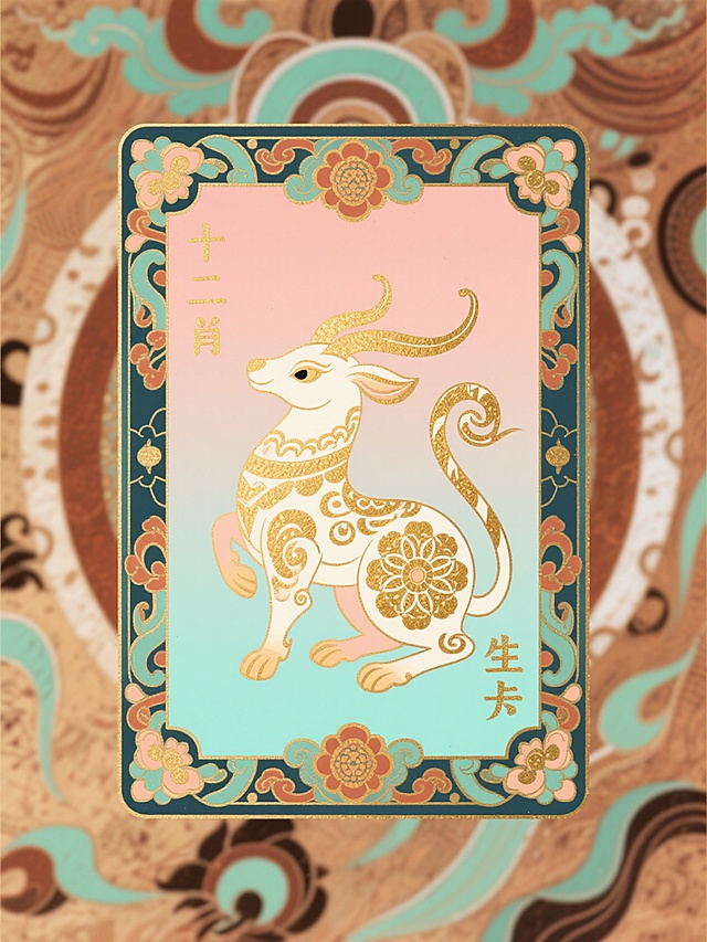 敦煌风格十二生肖