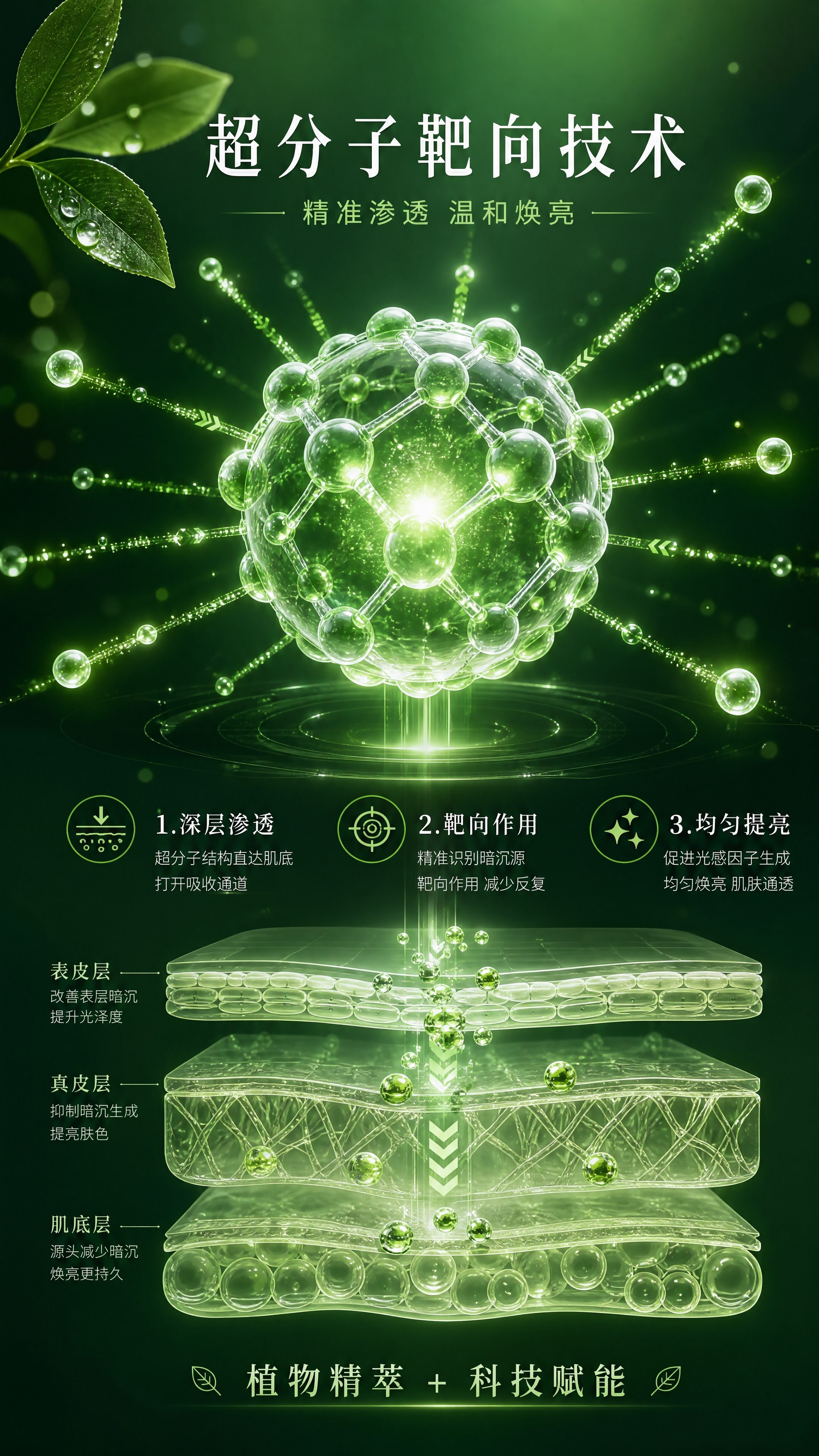 [第3张] 详情页核心科技-超分子靶向技术机理可视化。本张为成… - 图片创意预览