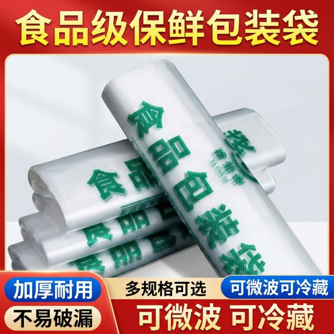 我的产品是食品包装袋，帮我做10张拼多多风格的主图预览效果
