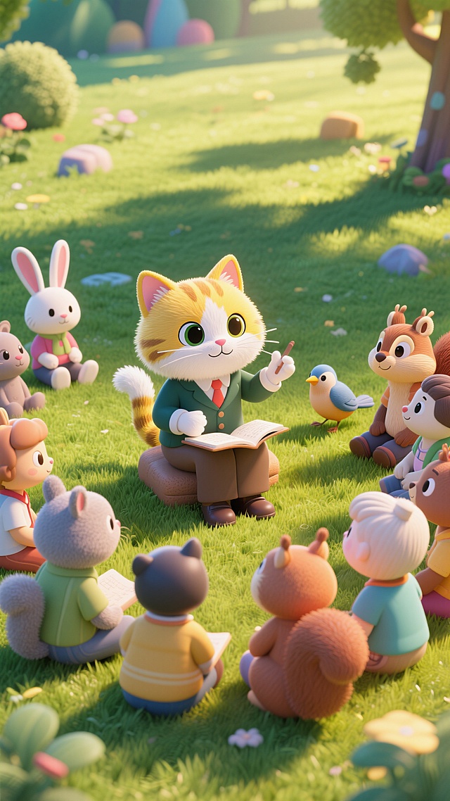 猫咪老师的户外故事会