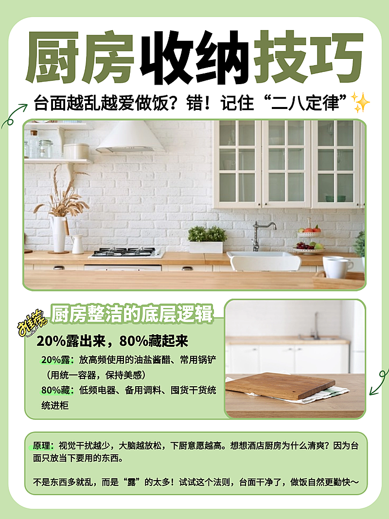 家居收纳知识科普小红书配图