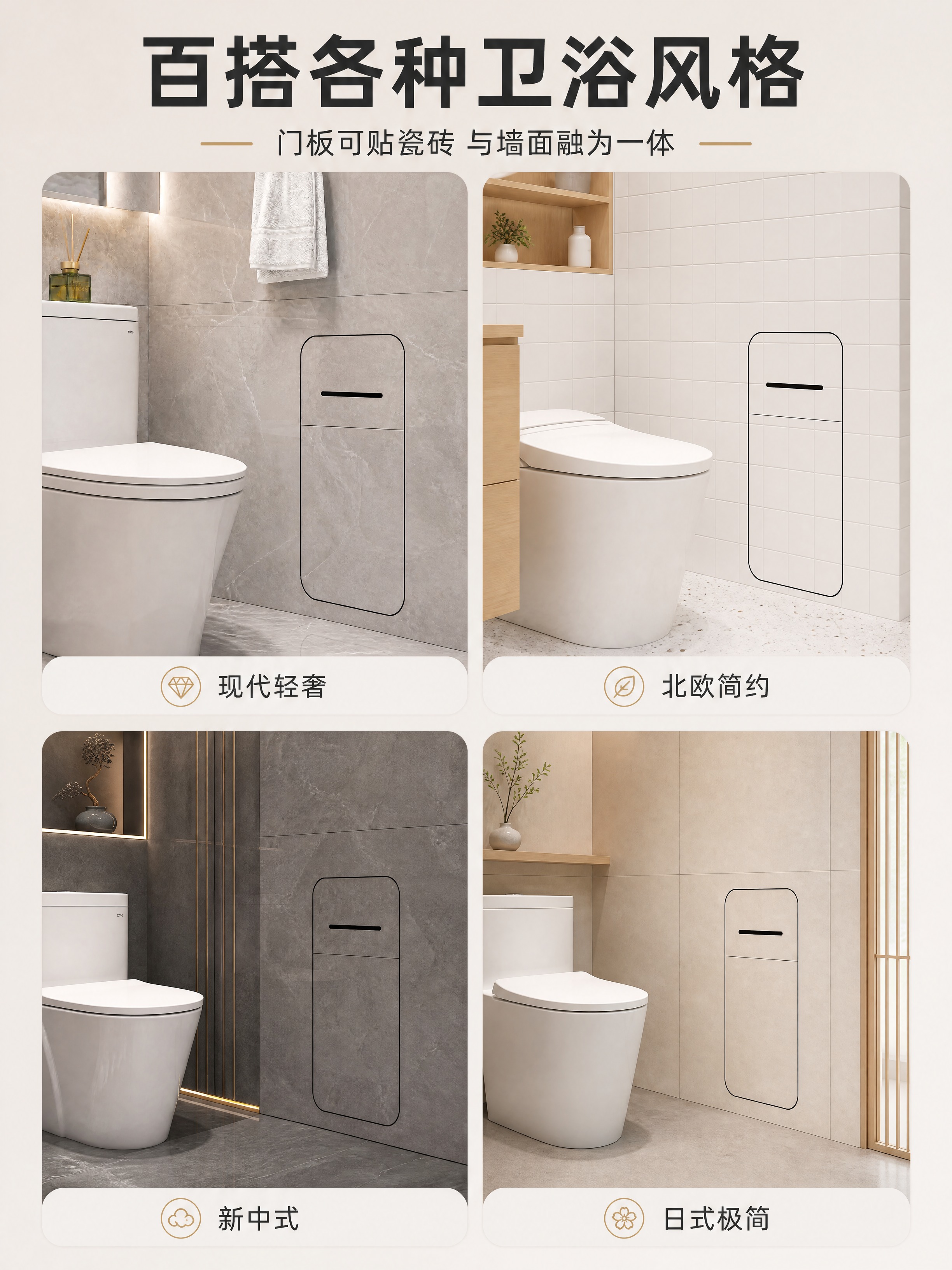 [商品] 使用【图4】嵌入式壁龛产品；保留R50圆角、双仓结构… - 图片创意预览