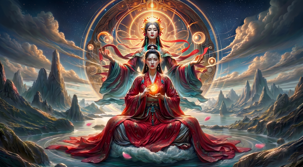 参考第一张图片的光影和色彩风格，修正第二张图片中人物五官和图像细节，还原细腻柔和的画质预览效果