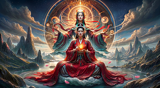 参考第一张图片的光影和色彩风格，修正第二张图片中人物五官和图像细节，还原细腻柔和的画质