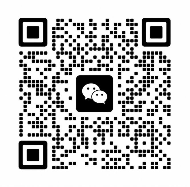将图片中所有绿色部分修改为黑色，保持二维码整体结构和微信图标不变预览效果