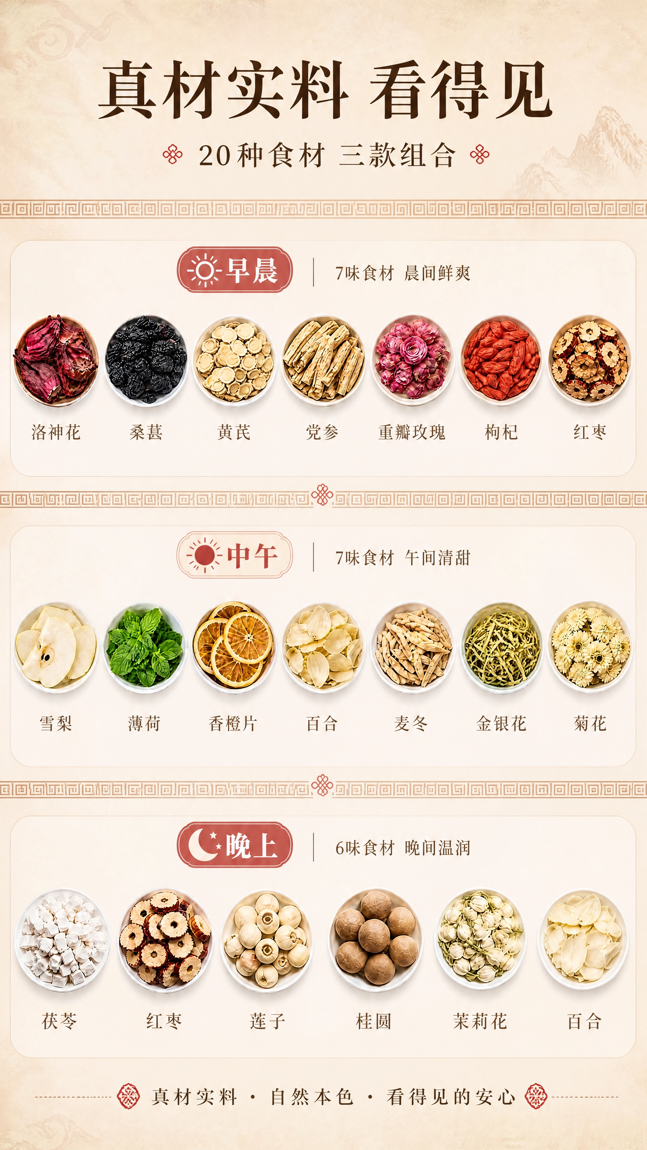 [商品] 三款花茶原料食材总览页，参考【图3】【图4】【图1】… - 图片创意预览