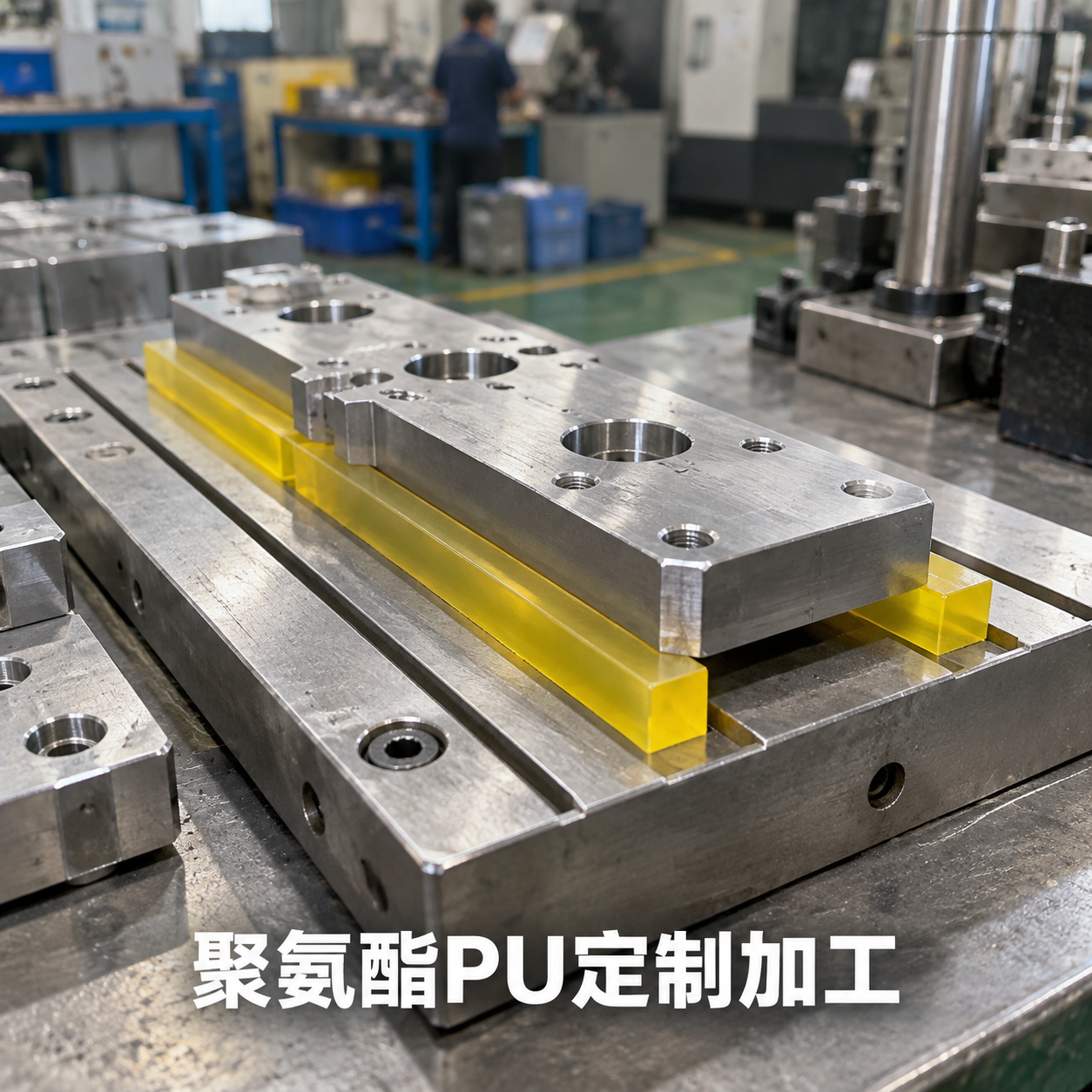 [主图B] 条状PU聚氨酯零件工装治具定位条防滑应用场景图。… - 图片创意预览