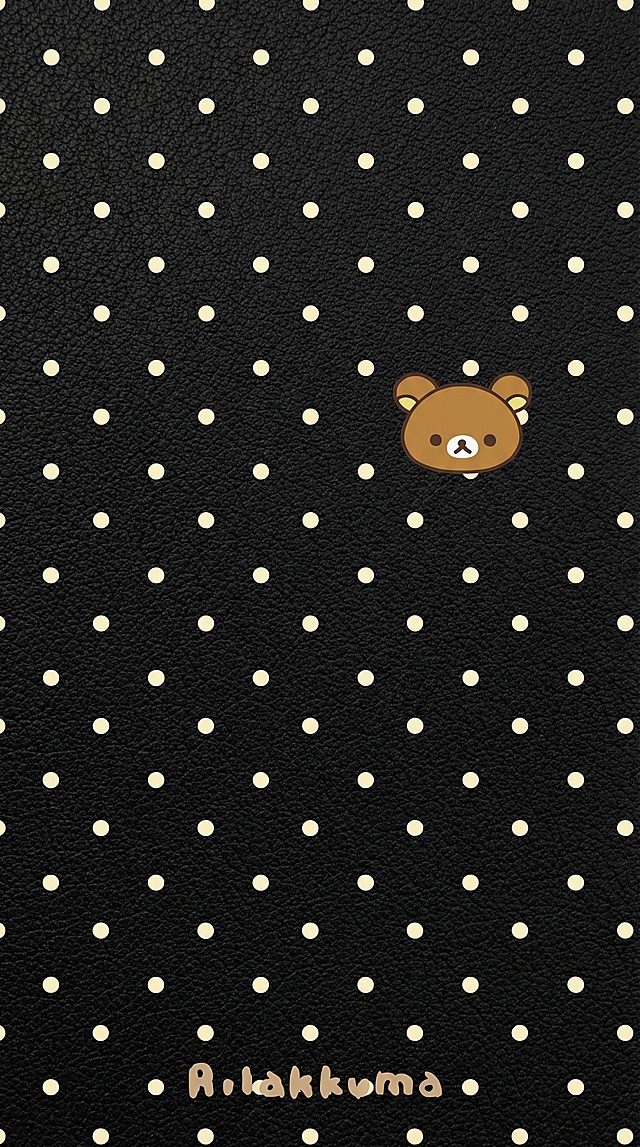 可爱感与卡通感交织，扁平风设计搭配轻拟物质感，皮影风小熊头像点缀于黑色波点背景，营造温馨氛围。