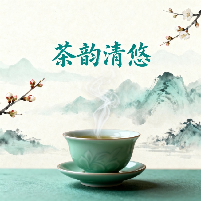 高品质中式茶叶品牌，名叫茶韵清悠，目标客户为白领及茶叶爱好着，希望通过独特的视觉设计在众多品牌中脱颖而出预览效果