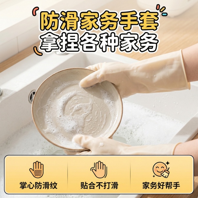 我的产品是家务手套 帮我做10张拼多多高级主图「图片1」预览效果