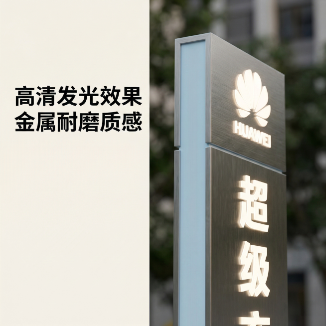 基于「图片1」，生成一套主图（5张），商品为户外定制发光充电站新能源导向指示牌导视牌指引牌道路标识立牌，商品核心卖点是厂家直销免费设计专业定制 可开发票，氛围/风格是舒适简约、家居治愈，适配拼多多平台预览效果