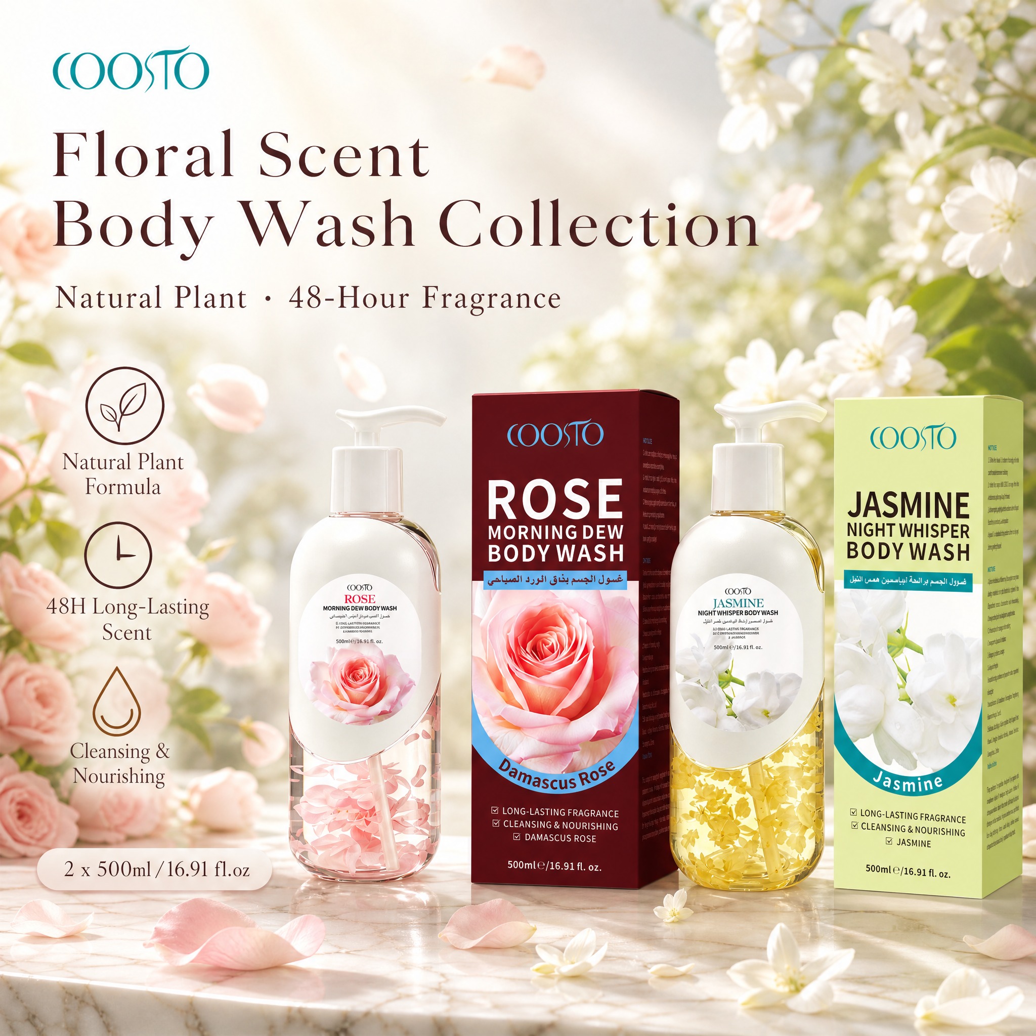 [单张主图] COOSTO Floral Scent Body… - 图片创意预览