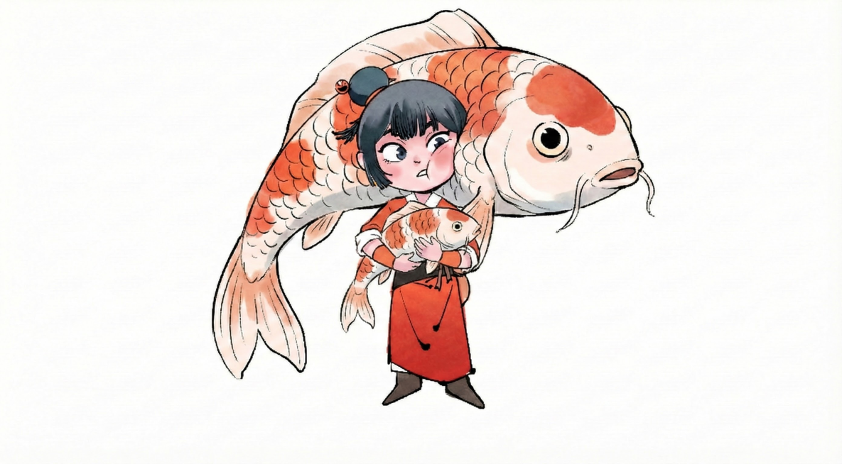 让鱼再小一点预览效果
