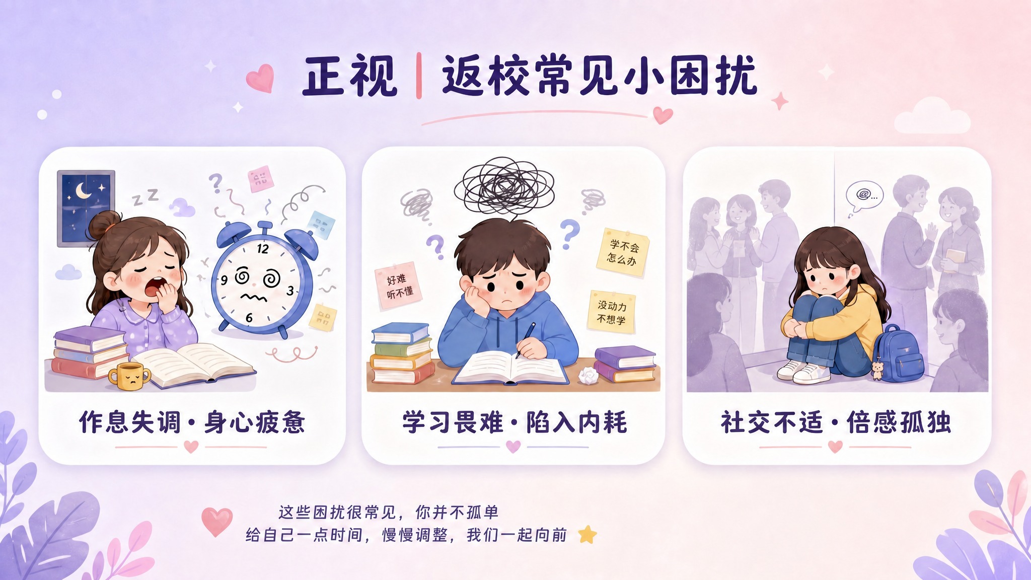去掉画面右下角的二维码占位方块和"关注我们 获取更多心理支持与… - 图片创意预览