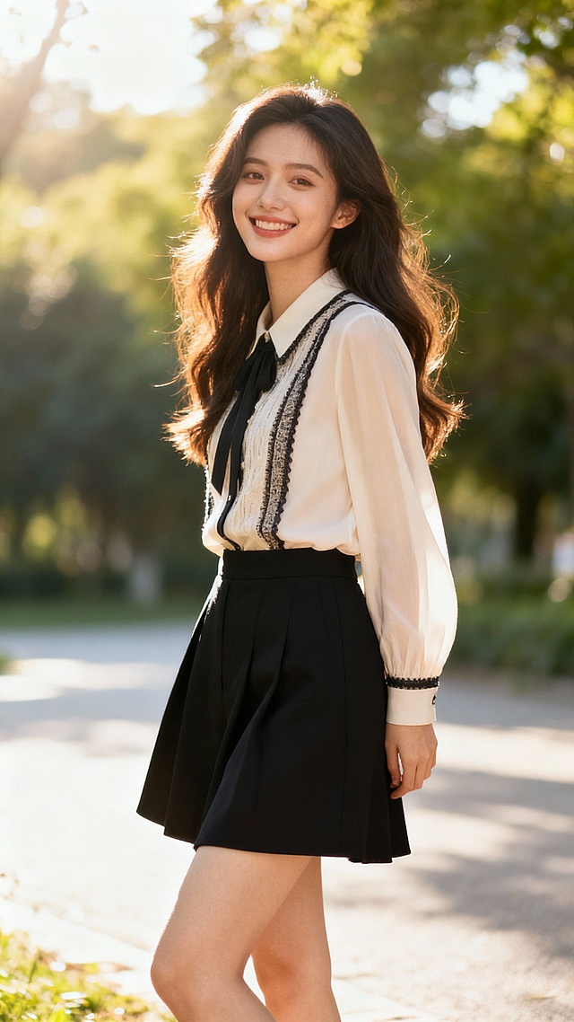 生成30张漂亮小姐姐全身照片