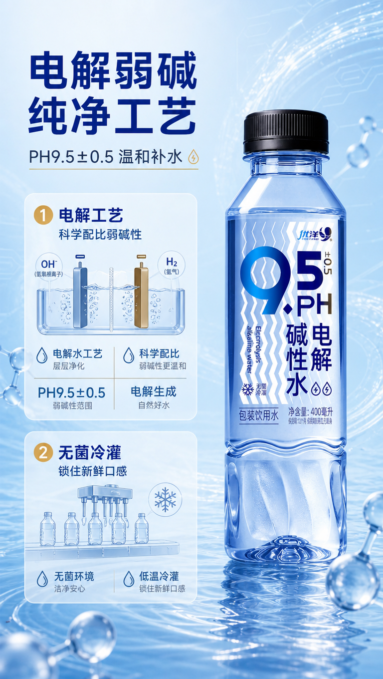 [商品] 使用【图1】中间400ml蓝色瓶款优洋电解碱性水；保… - 图片创意预览