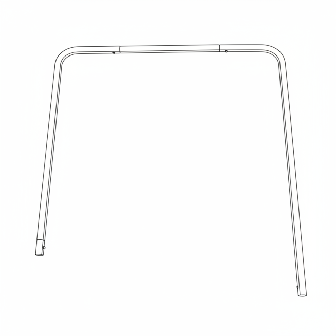 纯白底线稿，用于说明书制作。预览效果