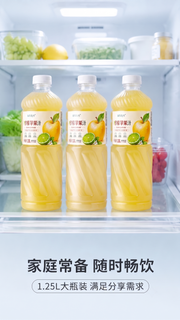 瓶子内部的饮料装满 ，其它不变预览效果
