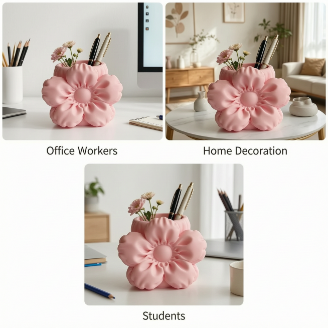 [Main Image 6] Application scenarios and suitable people display for flower pen holder.
[Atmosphere预览效果