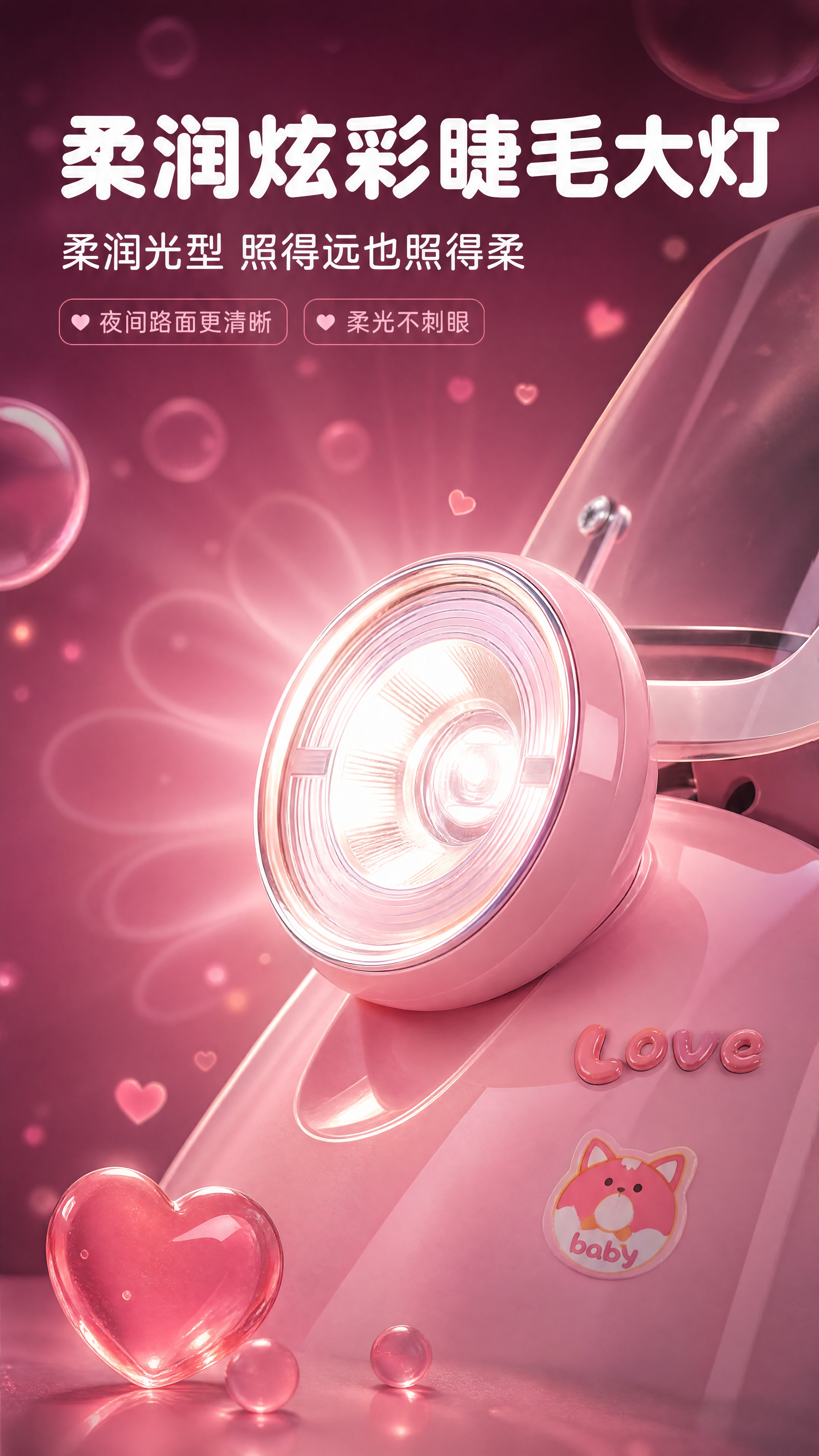 【商品】使用【图1】【图2】的大灯区域做局部放大：保留圆形 L… - 图片创意预览