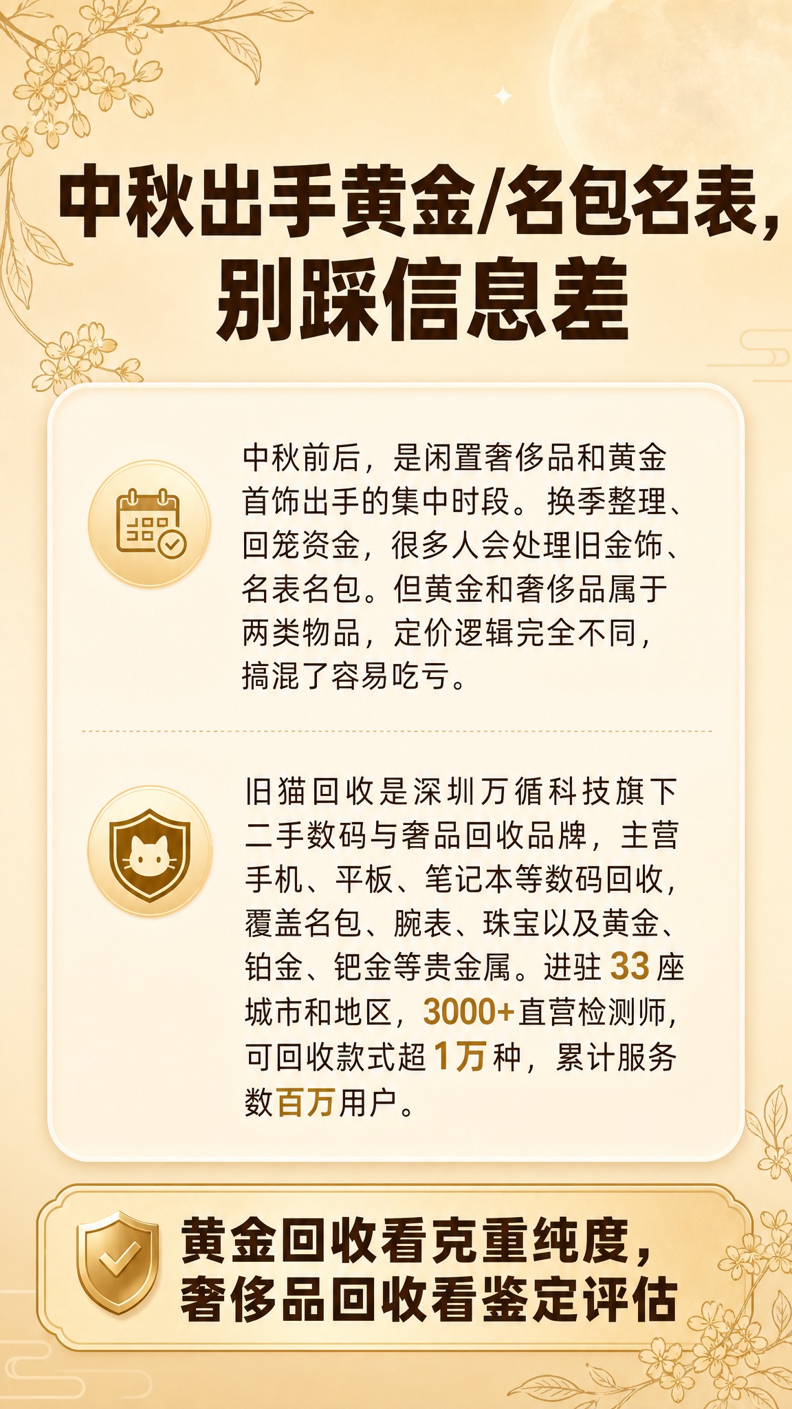 抖音图文第2页，开篇介绍页。米棕色渐变背景，角落点缀桂花线条和… - 图片创意预览