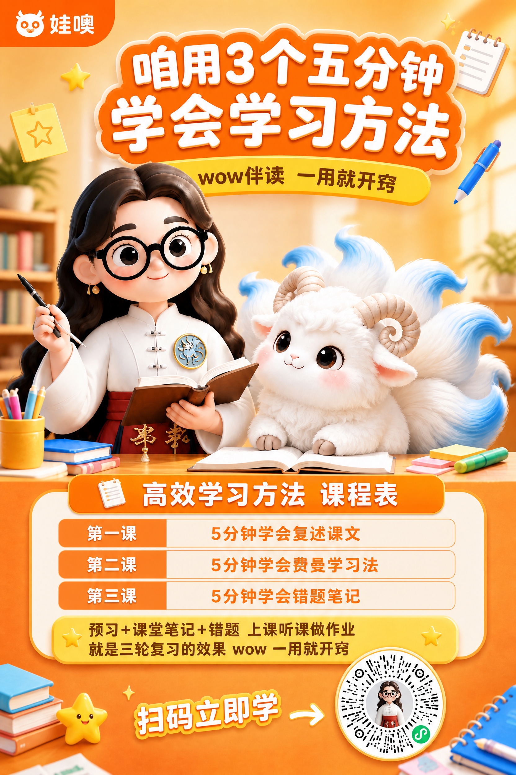 参考图版式复刻，保留暖橙童趣3D卡通风格、整体版式骨架、配色体… - 图片创意预览