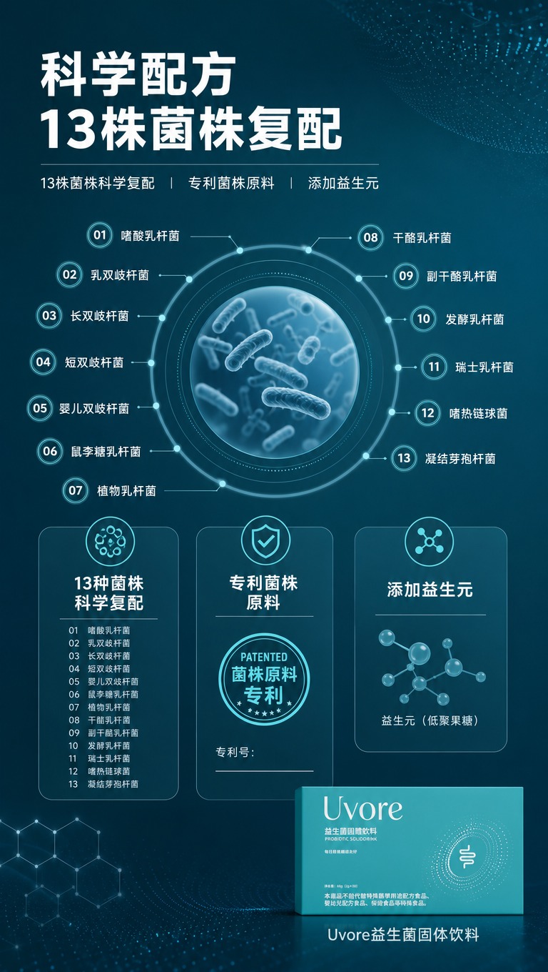 [商品] 使用【图1】Uvore益生菌固體飲料外盒作辅助展示；… - 图片创意预览