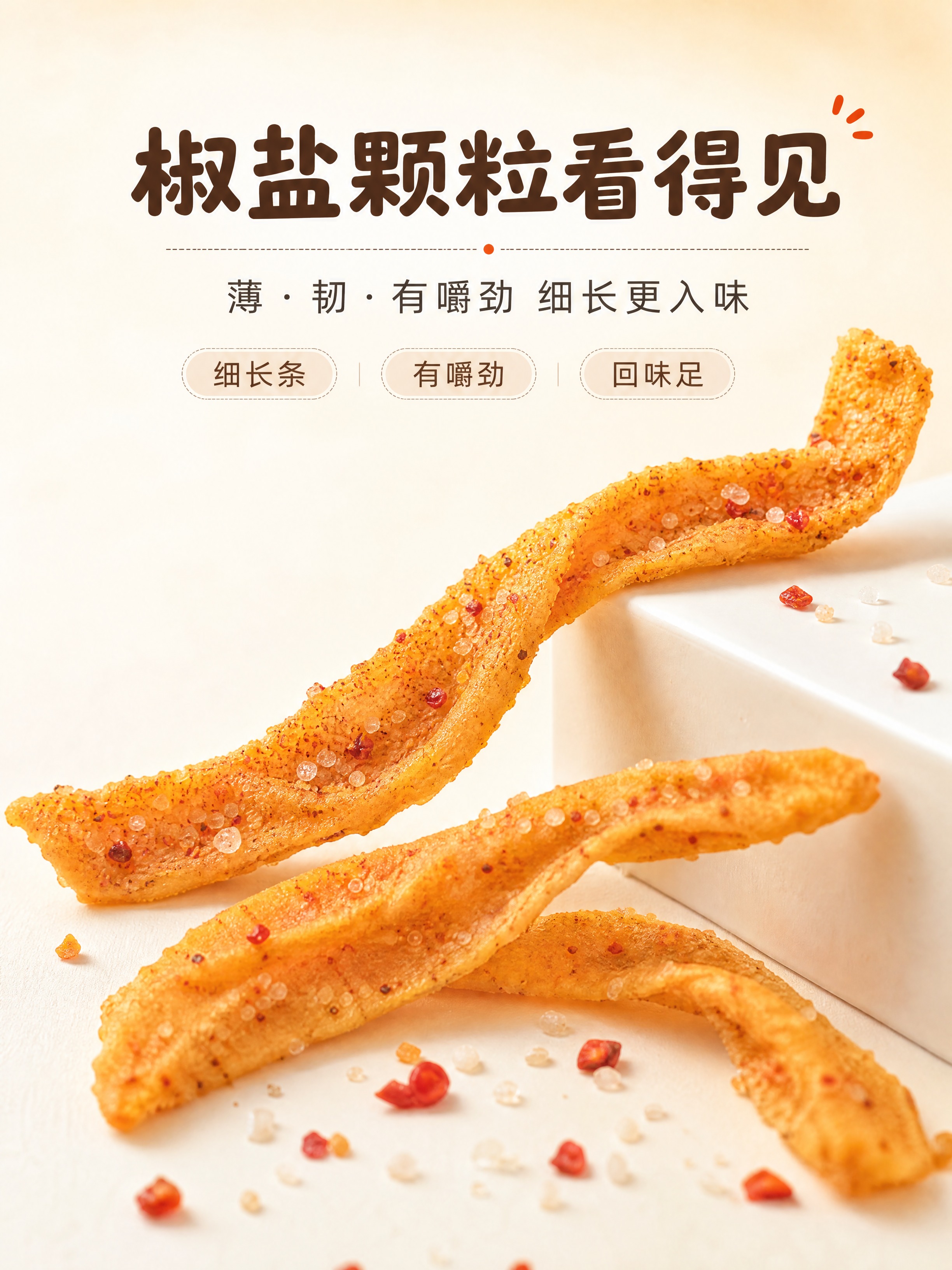 [商品] 使用【图3】椒盐颗粒特写芒果条图，【图2】细长芒果条… - 图片创意预览