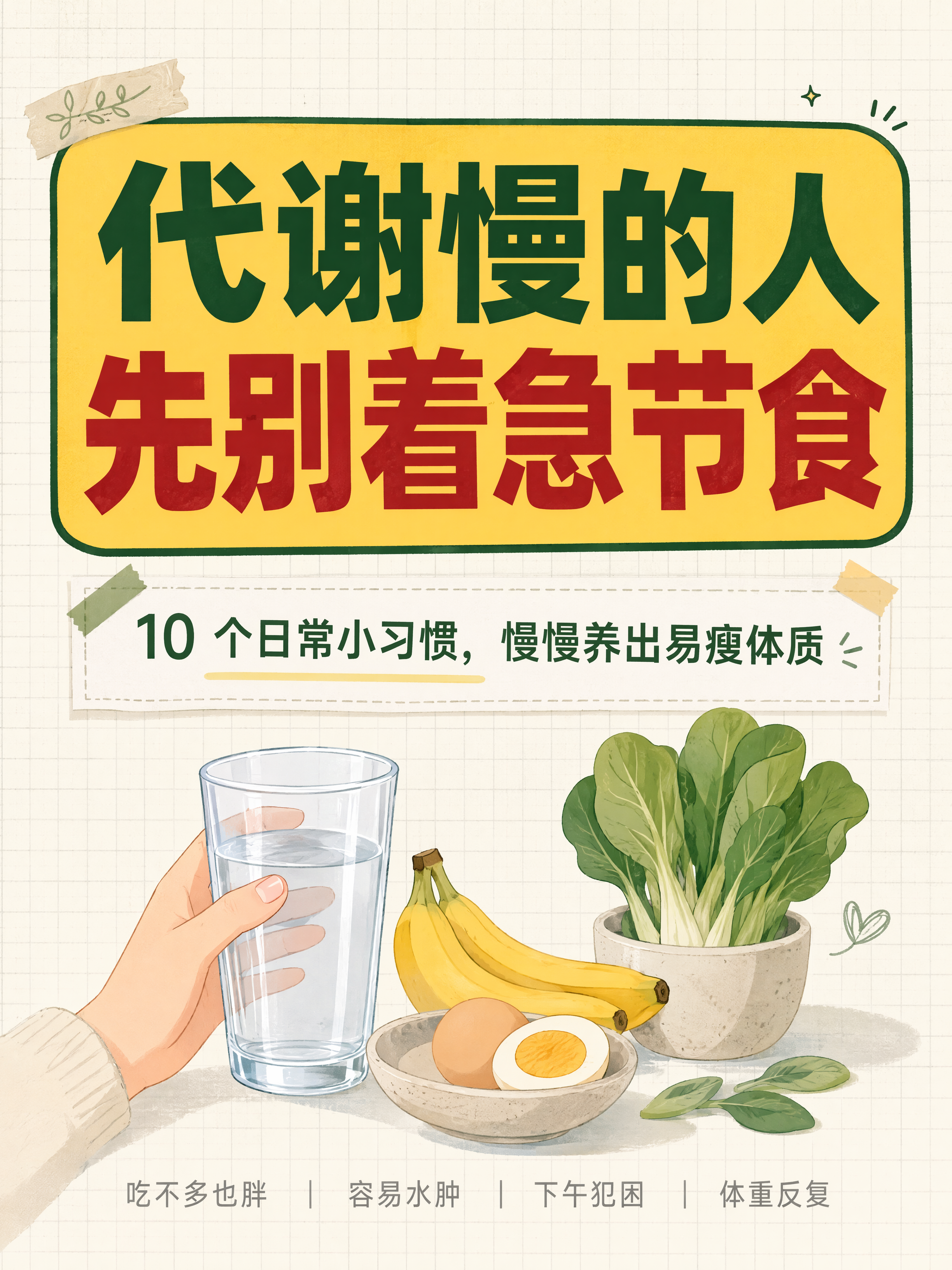 小红书笔记大字封面，插图大字，手账拼贴风，版式精美，小红书笔记… - 图片创意预览