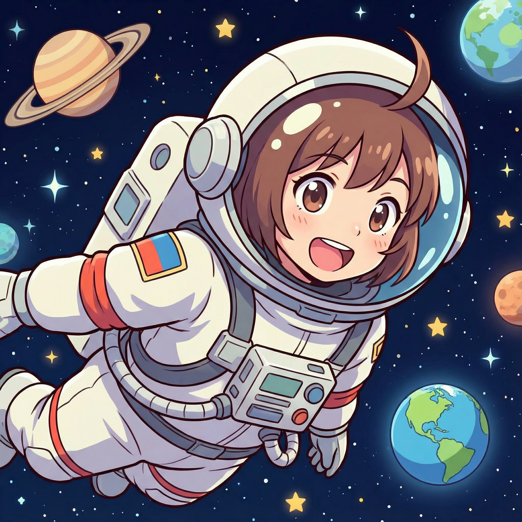 生成10个超级可爱的动漫小女孩图片，要不同风格的 - 图片创意预览